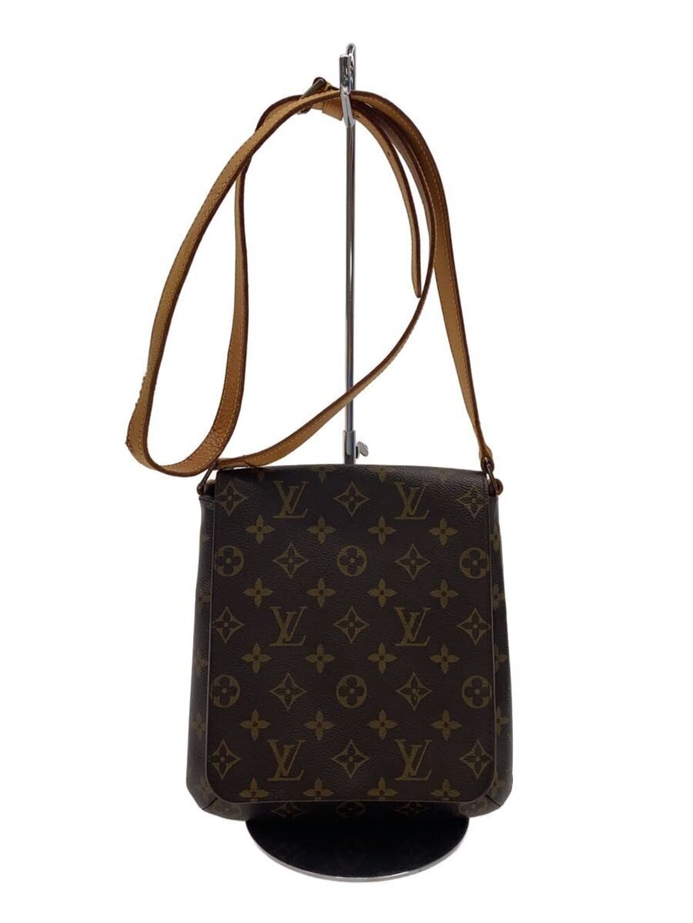 LOUIS VUITTON Musette Salsa Monogram Canvas Short Shoulder Bag Brown